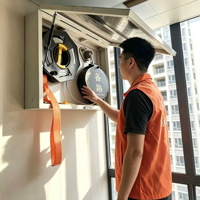 缓降器安装视频
